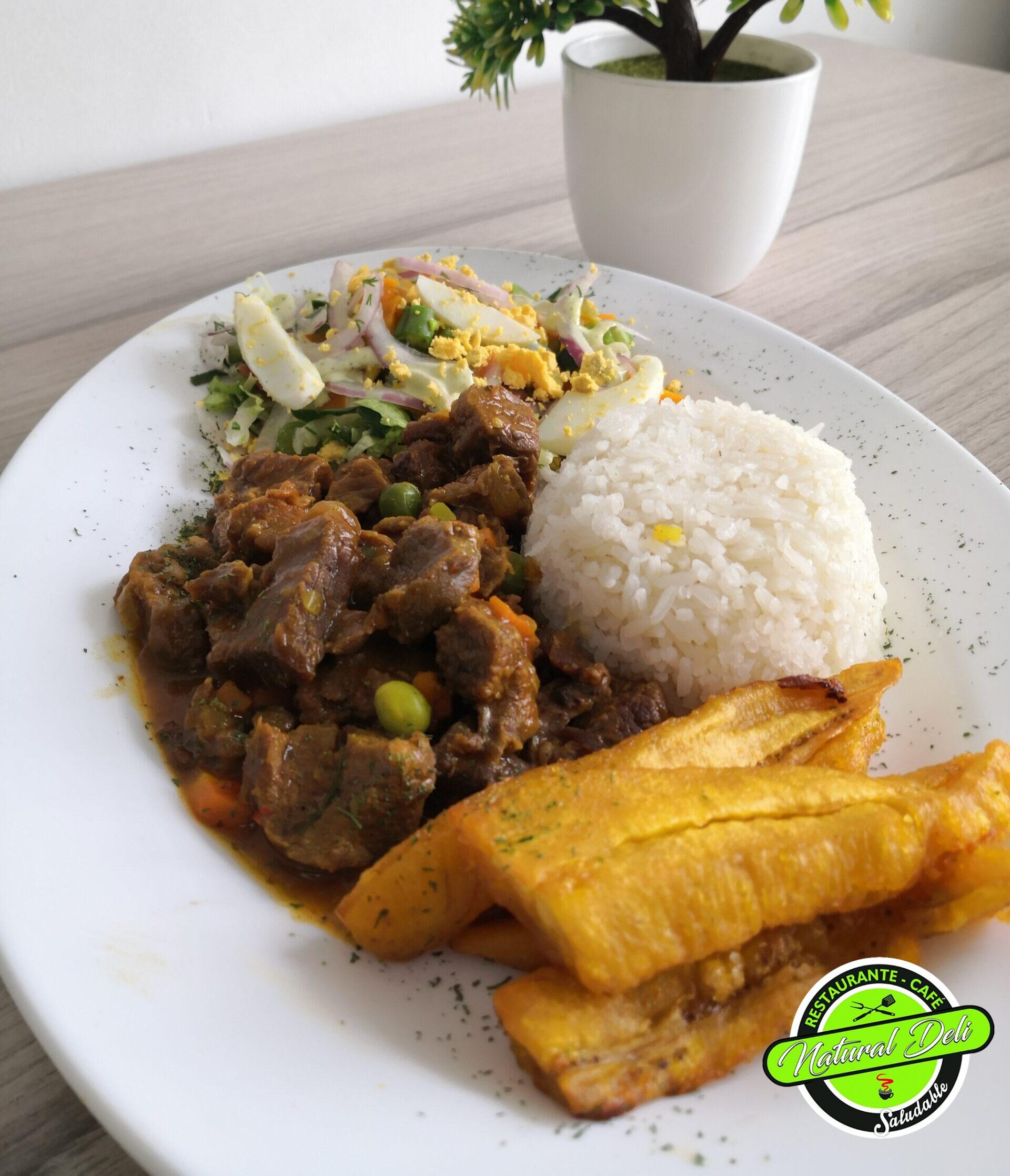 estofadodecerdo Ropa vieja al gratin - Natural Deli Restaurante Saludable Bogotá