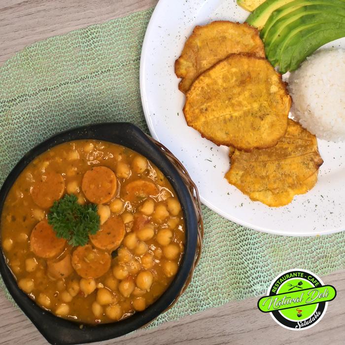 Cazuela de garbanzos - menú vegetariano - Natural Deli Restaurante Saludable Bogotá Cazuela de garbanzos - menú vegetariano - Natural Deli Restaurante Saludable Bogotá