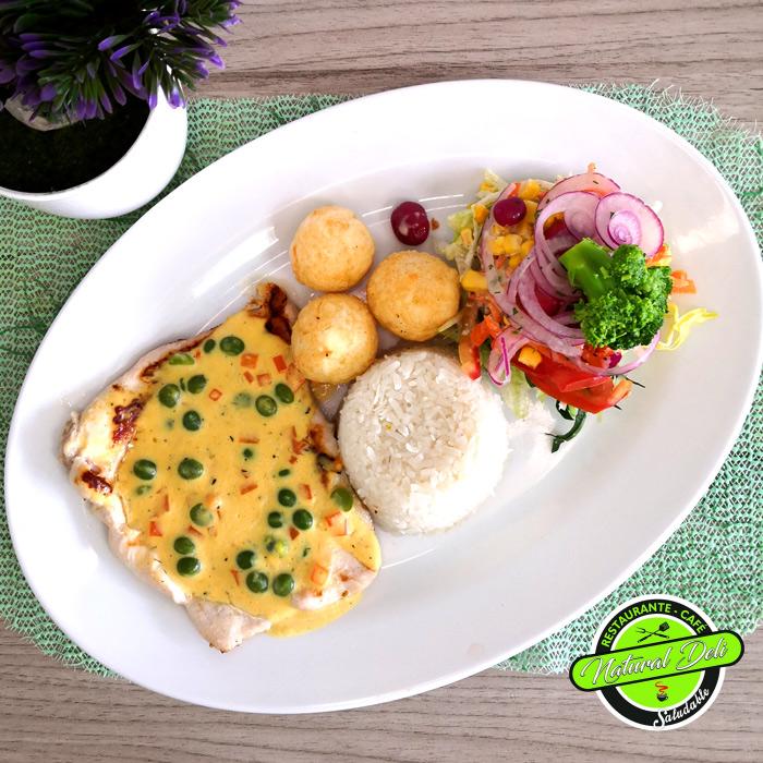 Pechuga a la jardinera - Natural Deli Restaurante Saludable Bogotá Pechuga a la jardinera - Natural Deli Restaurante Saludable Bogotá