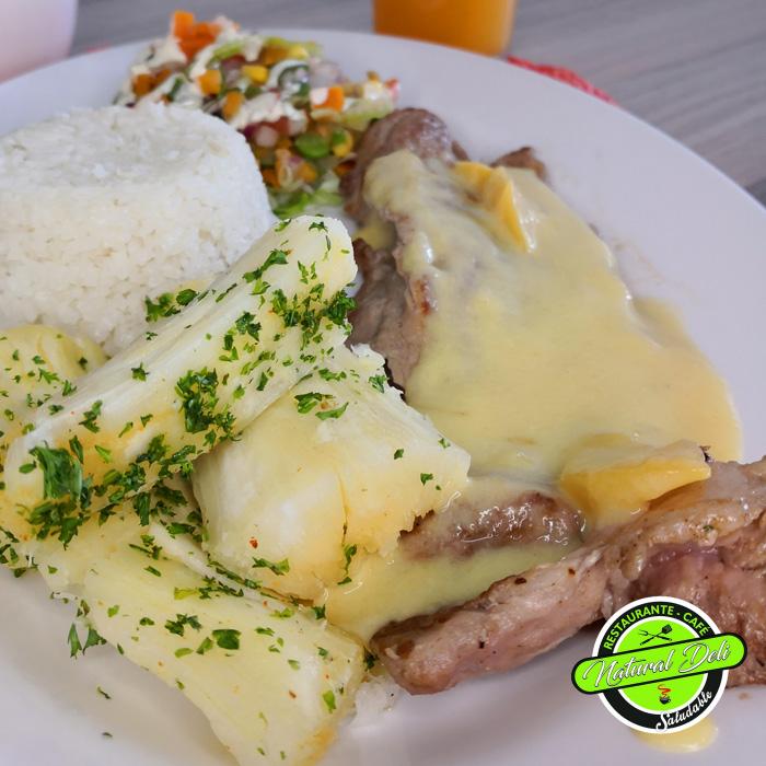 Cerdo en salsa de melocotón - Natural Deli Restaurante Saludable Bogotá Cerdo en salsa de melocotón - Natural Deli Restaurante Saludable Bogotá